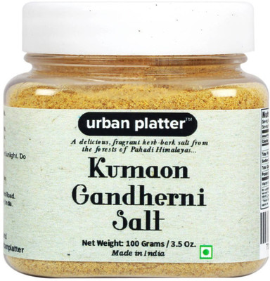 

Urban Platter Kumaon Gandherni Salt[Delicious, Fragrant Herb-Bark Salt from Pahadi Himalayas] Special Purity Salt(100 g)