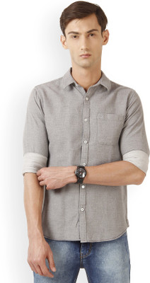 30% OFF on DERBY JEANS COMMUNITY Men's Solid Casual Spread Shirt - Main Image