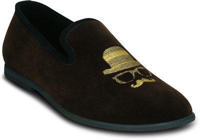 

Kielz Kielz-Brown-Men's-Slip-On-Sneakers Loafers For Men(Brown