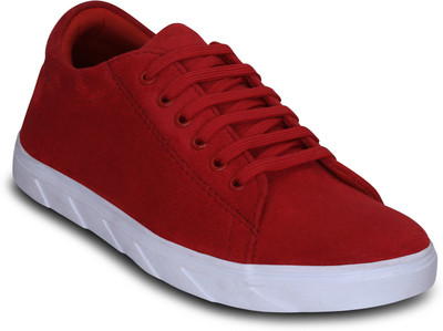 

Kielz Kielz-Red-Men's-Lace-Ups-Sneakers Sneakers For Men(Red