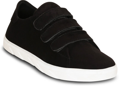 

Kielz Kielz-Black-Men's-Velcro-Sneakers Sneakers For Men(Black