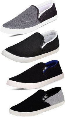 

Genial Canvas Shoes For Men(Black, Grey, Multicolor
