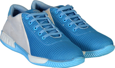 

Johnnie Boy Badminton Shoes Running Shoes Training & Gym Shoes For Men(Blue, White, Skyblue