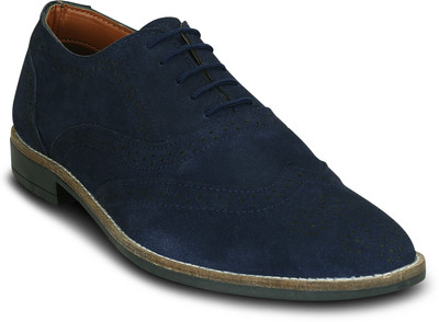 

Kielz Kielz-Navy-Men's-Lace-Ups-Brogue-Shoes Brogues For Men(Navy