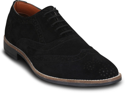 

Kielz Kielz-Black-Men's-Lace-Ups-Brogue-Shoes Brogues For Men(Black