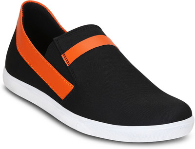 

Kielz Kielz-Black-Men's-Lace-Ups-Sneakers Slip On Sneakers For Men(Black