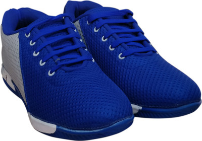 

Johnnie Boy Badminton Shoes Running Shoes Training & Gym Shoes For Men(Blue, Grey, Royalblue