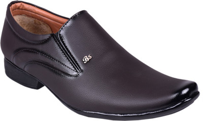 

ESSENCE Slip on Formal Shoes For Men's Slip On For Men(Brown