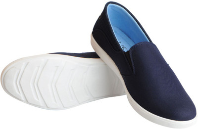 

FAUSTO Canvas Slip On Sneakers For Men(Navy, Navy blue