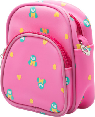 

Kidofash Boys & Girls Casual Pink PU Sling Bag