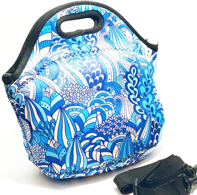 

Kidofash Boys & Girls Casual Blue, White PU Sling Bag