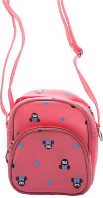 

Kidofash Boys & Girls Casual Red PU Sling Bag