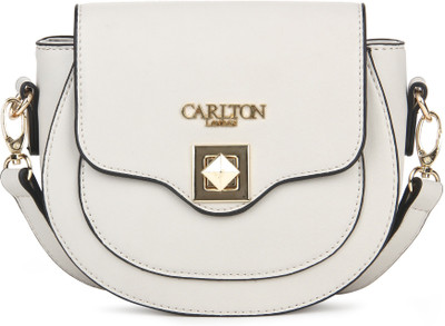

Carlton London Women Casual Grey PU Sling Bag