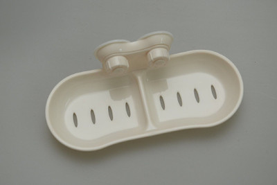 

IndoSkyAsia Soap Case WALL ATTACHABLE HANGER(Beige)
