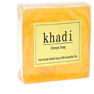 

Vagad's Khadi Orange soap pack of 3(3 g, Pack of 3)