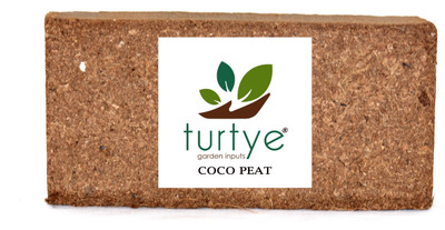 

Turtye Coco Peat 650 Grams - Expands upto 5 lit of Coco Peat Powder Soil Manure(650 g Cake)