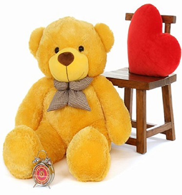 Baby Joy Teddy Bear for her Birthday Gift/Girls/Lovable/Someone Spacial 5 ft Yellow - 152 cm(Yellow)