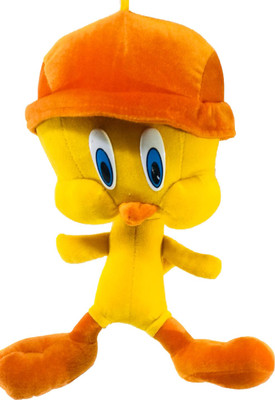 

CLICK4DEAL soft cute loveable adoreable cartoon characters Twitty doll (best for someone special) - 35 cm(Yellow)