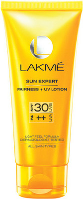 

Lakme Sun Expert Fairness UV Lotion - SPF 30 PA++(100 ml)