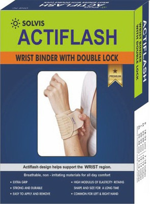 

solvis Wrist binder with double lock Wrist Support (, skin colour, Brown