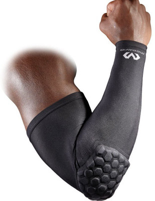 

McDavid 6500 HEX Compression Shooter Arm Sleeve/single Elbow Support (S, Black)