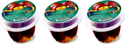

Haldiram's Gulab Jamun (My Treat) (Pack of 3)(360 g, Box)