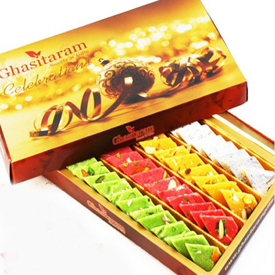 

Ghasitaram Gifts Assorted Sugarfree Katlis(400 g, Box)