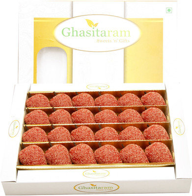 

Ghasitaram Gifts Kaju Sugarfree Litchi(400 g, Box)