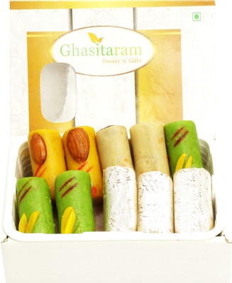 

Ghasitaram Gifts Assorted Sugarfree Rolls(200 g, Box)