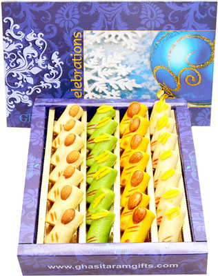 

Ghasitaram Gifts Assorted Sugarfree Rolls(800 g, Box)