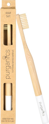 

Purganics Adult Bamboo Circle, Natural Medium Toothbrush