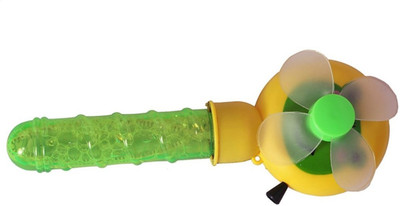 

The Viyu Box Bubble Making Machine Fan Blowing Bubble For Kids Playing Game(Green)