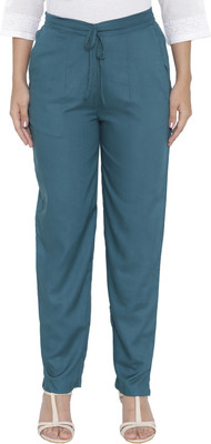 SHREE Regular Fit Women Blue Trousers