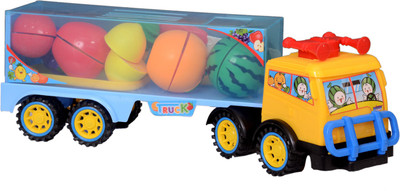 

Montez Friction Truck Realistic Sliceable Fruit Cutting With Tray and Knife(Multicolor)