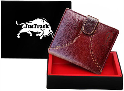 

JusTrack Men Brown Genuine Leather Wallet(7 Card Slots), Bombay brown