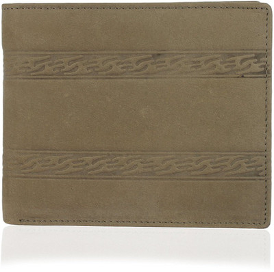 

LEWIS PAYTON Men Green Genuine Leather Wallet(3 Card Slots)