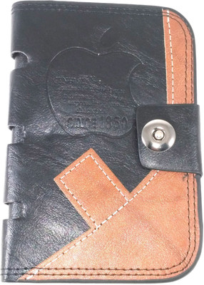 

bilAnca Men Multicolor Artificial Leather Wallet(15 Card Slots), Black and brown