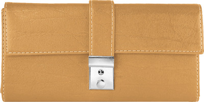 

Upshot Women Tan Artificial Leather Wallet(3 Card Slots)