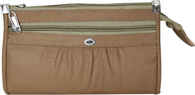 

Howdy Women Beige Artificial Leather Wallet(1 Card Slot)