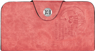 

Upshot Women Casual Red Artificial Leather Wallet(3 Card Slots)