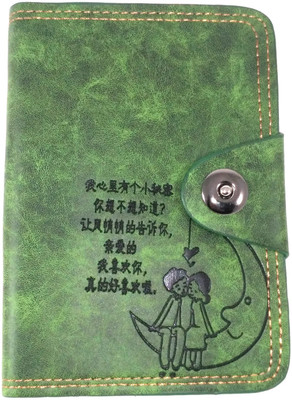 

bilAnca Men Green Artificial Leather Wallet(7 Card Slots)