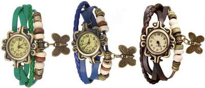 

OpenDeal Stylish Leather Butterfly New Fashion BD0104 Watch - For Women