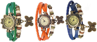 

OpenDeal Stylish Leather Butterfly New Fashion BD0096 Watch - For Women