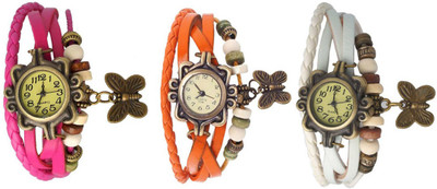 

OpenDeal Stylish Leather Butterfly New Fashion BD0062 Watch - For Women