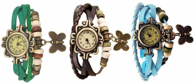 

OpenDeal Stylish Leather Butterfly New Fashion BD0108 Watch - For Women