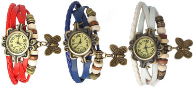 

OpenDeal Stylish Leather Butterfly New Fashion BD0090 Watch - For Women