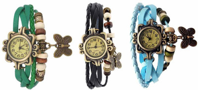 

OpenDeal Stylish Leather Butterfly New Fashion BD0103 Watch - For Women