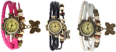 

OpenDeal Stylish Leather Butterfly New Fashion BD0066 Watch - For Women
