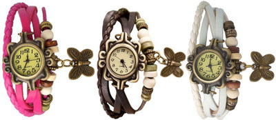 

OpenDeal Stylish Leather Butterfly New Fashion BD0071 Watch - For Women