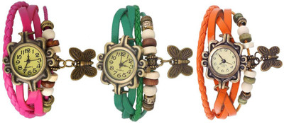 

OpenDeal Stylish Leather Butterfly New Fashion BD0053 Watch - For Women